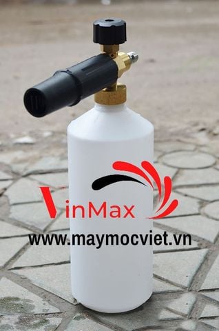 Bình bọt tuyết gắn súng phun rửa xe  Vinmax 1L