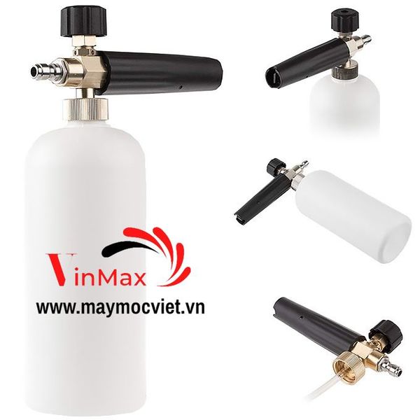 Bình bọt tuyết gắn súng phun rửa xe  Vinmax 1L