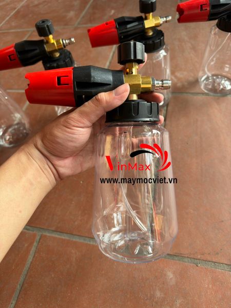 Bình Phun Bọt Tuyết 1000ml trong suốt Vinmax VMB1000