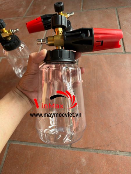 Bình Phun Bọt Tuyết 1000ml trong suốt Vinmax VMB1000