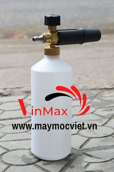 Bình bọt tuyết gắn súng phun rửa xe  Vinmax 1L