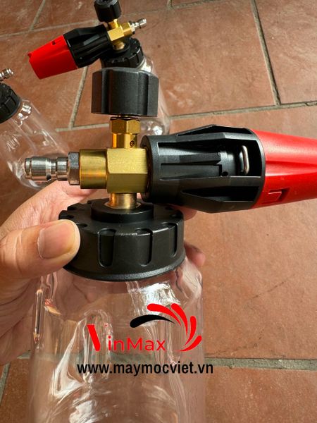 Bình Phun Bọt Tuyết 1000ml trong suốt Vinmax VMB1000