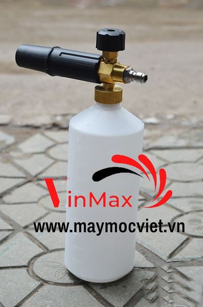 Bình bọt tuyết gắn súng phun rửa xe  Vinmax 1L