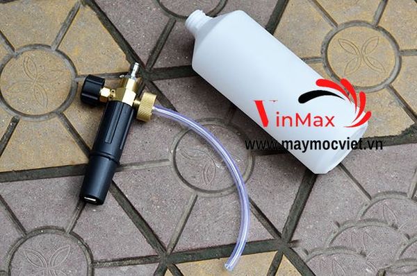 Bình bọt tuyết gắn súng phun rửa xe  Vinmax 1L