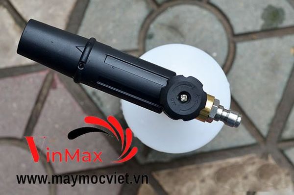 Bình bọt tuyết gắn súng phun rửa xe  Vinmax 1L