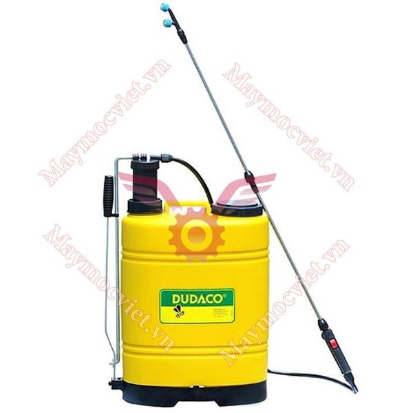 Bình phun xịt 18 l Dudaco cần Ron Viton bơm 1 trục
