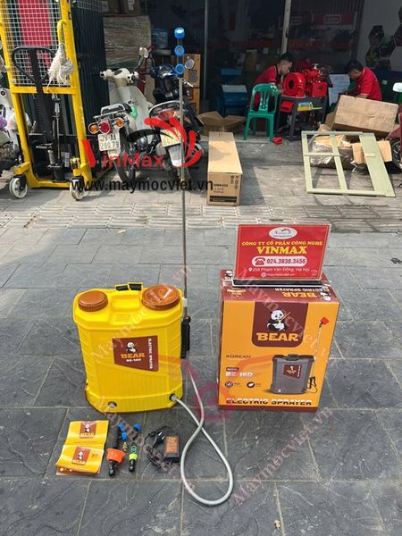 Bình xịt điện dung tích 16 lít Bear BE16D