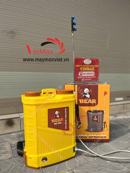 Bình xịt điện dung tích 16 lít Bear BE16D