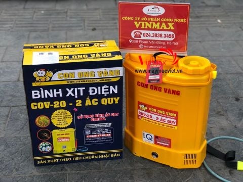 Bình xịt điện Con Ong Vàng COV20 2 acquy