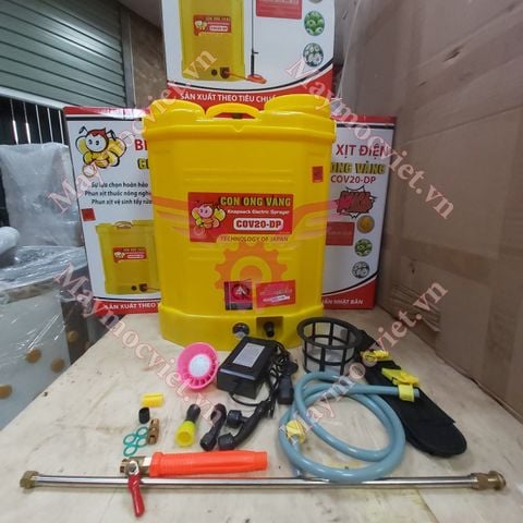 Bình xịt điện bơm đôi Con Ong Vàng COV20-DP