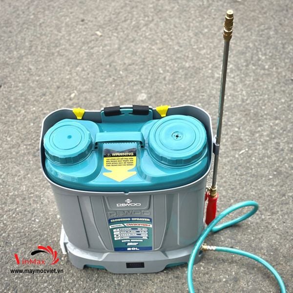 Máy phun thuốc Dewoo DW20A12M (có đảo thuốc, 2 bơm)