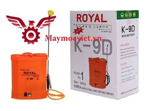 Bình xịt điện 9 lit ROYAL K-9D