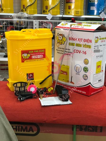 Bình xịt điện con ong vàng COV16D