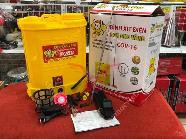 Bình xịt điện con ong vàng COV16D