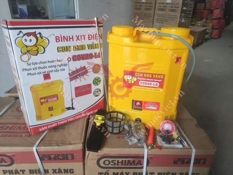 BÌNH XỊT ĐIỆN 20 LÍT ACQUY LITHIUM CON ONG VÀNG COV20-L8