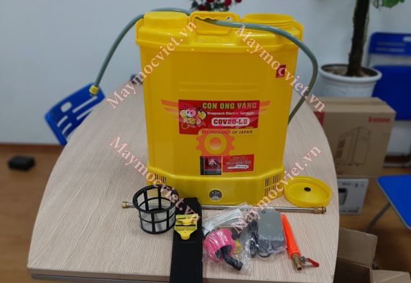 BÌNH XỊT ĐIỆN 20 LÍT ACQUY LITHIUM CON ONG VÀNG COV20-L8