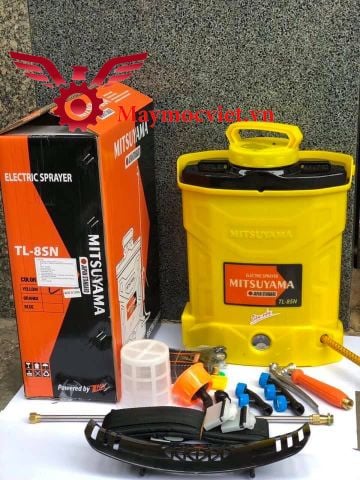 Bình xịt điện  8 lit Mitsuyama TL-8SN Pin Lithium