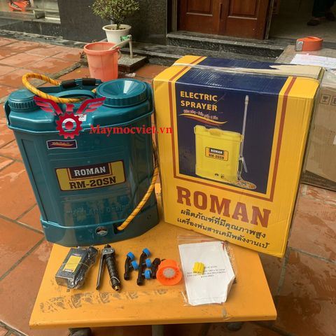 Bình xịt điện siêu nhẹ Roman RM20SN pin lithium