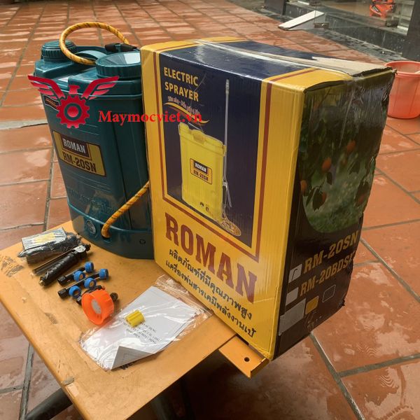 Bình xịt điện siêu nhẹ Roman RM20SN pin lithium