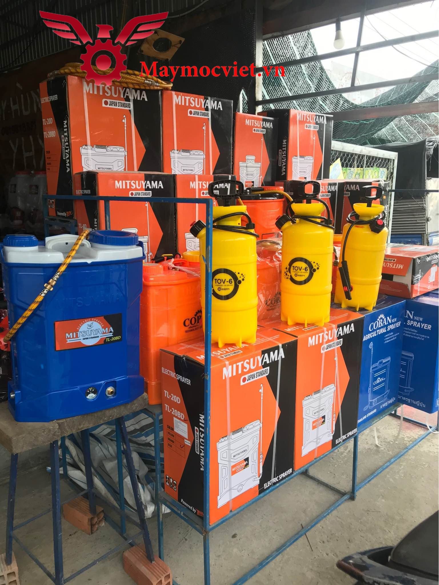 Bình xịt điện 20 lít bơm đôi Mitsuyama TL-20BD – Vinmax