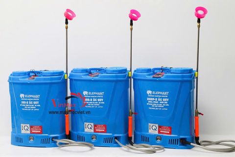 Máy phun thuốc trừ sâu, côn trùng điện ELEPHANT 20S-ắc quy Xanh