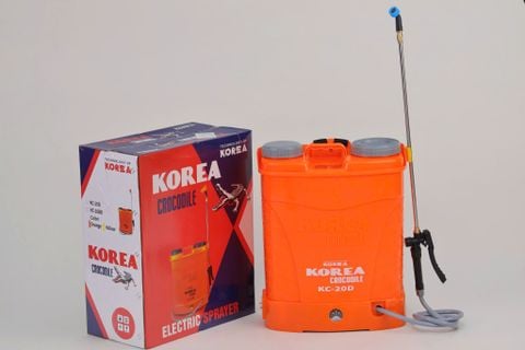 Bình Xịt Điện Bơm Đôi Korea Crocodile KC20BD