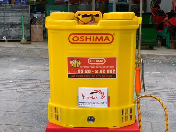 Bình xịt điện Oshima OS20 vàng