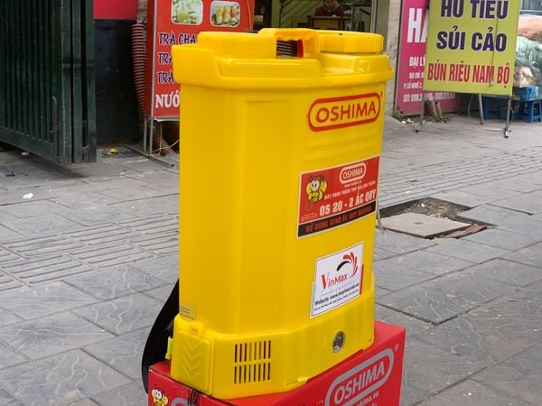 Bình xịt điện Oshima OS20 vàng