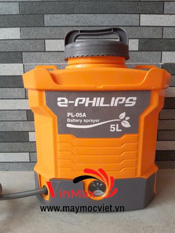 Bình xịt điện 5L Z-Philips Pin lithium 12V-2AH
