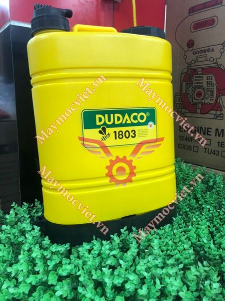 Bình phun xịt 18 l Dudaco cần Ron Viton bơm 1 trục