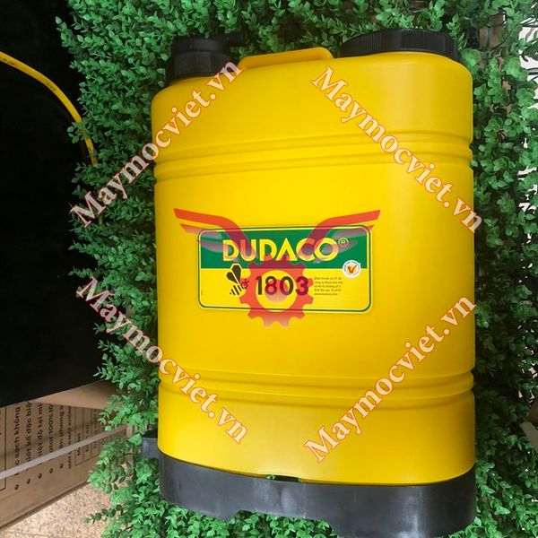 Bình phun xịt 18 l Dudaco cần Ron Viton bơm 1 trục