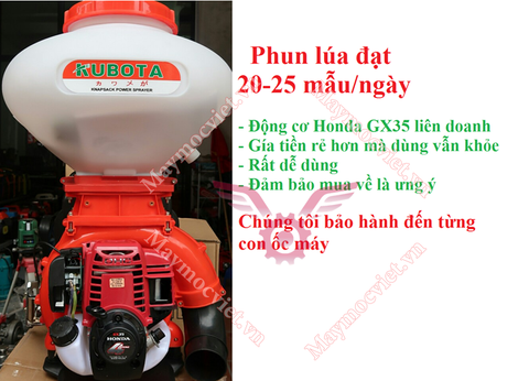 Máy phun 3 chức năng Z-Kubota động cơ Honda GX35