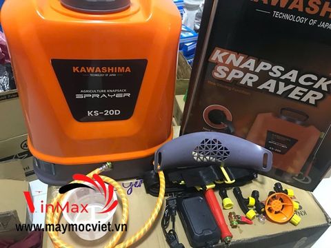 Bình xịt điện 20 lít tự đảo thuốc Kawashima KS20A