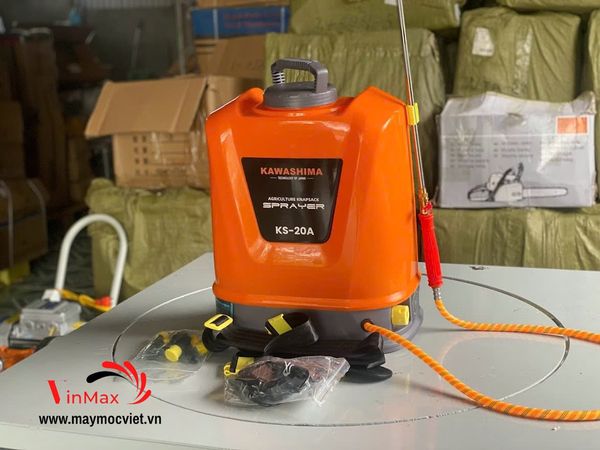 Bình xịt điện 20 lít tự đảo thuốc Kawashima KS20A