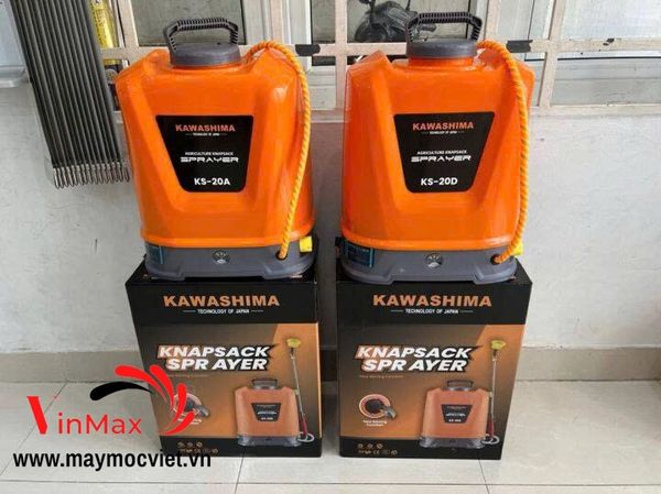 Bình xịt điện 20 lít tự đảo thuốc Kawashima KS20A