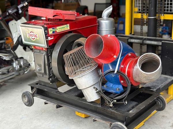 Máy bơm nước đầu bơm Turbo phi 150 – Động cơ Dongphong D24