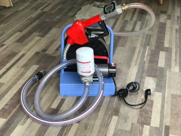 Bộ KIT bơm dầu Diesel 220V 40l/ phút có đồng hồ đo lưu lượng Turbo TBK40 ( mẫu mới )