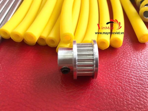 Bộ phụ kiện thanh xoay và ống cao su máy bóc vỏ trứng cút mini