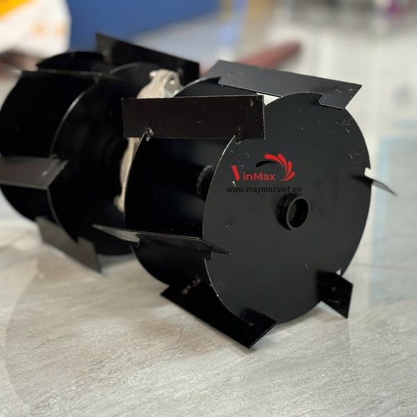 Đầu xạc cỏ cánh chéo dùng để xới đất, làm cỏ, trục 26 hoặc 28, 9 khía
