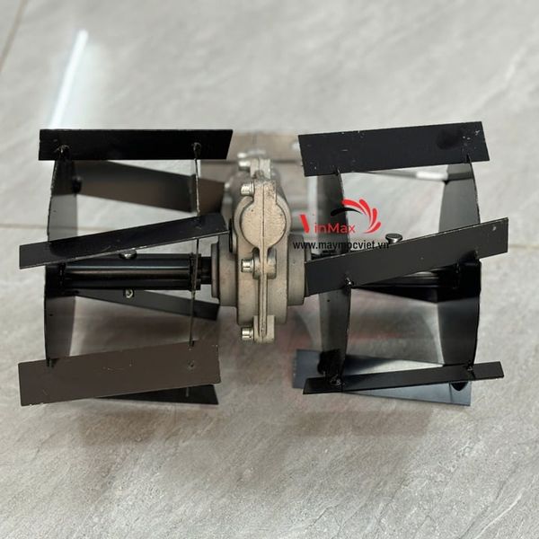 Đầu xạc cỏ cánh chéo dùng để xới đất, làm cỏ, trục 26 hoặc 28, 9 khía