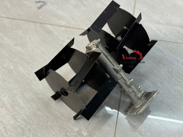 Đầu xạc cỏ cánh chéo dùng để xới đất, làm cỏ, trục 26 hoặc 28, 9 khía