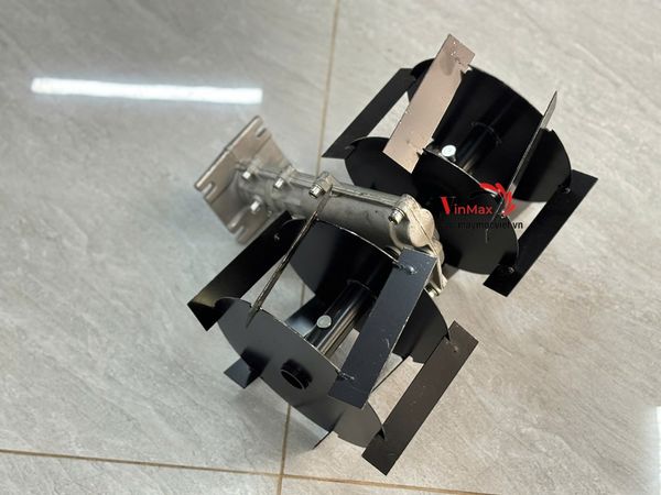 Đầu xạc cỏ cánh chéo dùng để xới đất, làm cỏ, trục 26 hoặc 28, 9 khía
