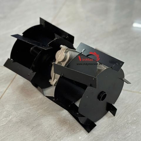 Đầu xạc cỏ cánh chéo dùng để xới đất, làm cỏ, trục 26 hoặc 28, 9 khía