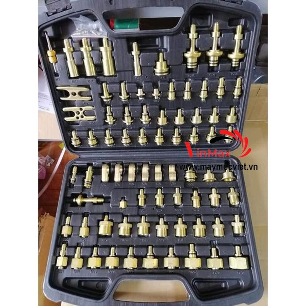 Bộ dụng cụ thử kín hệ thống điều hòa ô tô 77 chi tiết Turbo TBC77