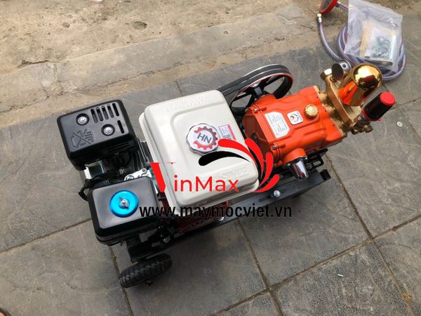 Bộ xịt rửa, máy phun thuốc dây đai Nakawa 6.5HP đầu xịt 2hp NK6520