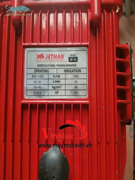 Đầu bơm rửa xe Jetman 5.5HP JM-98 4 Piston