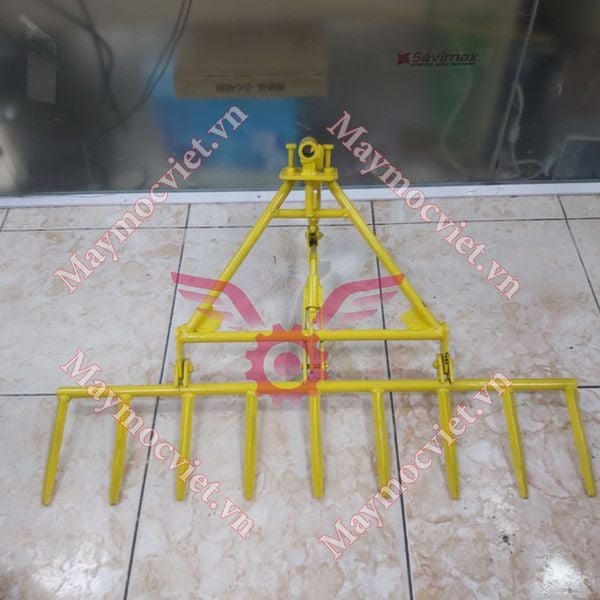 Bộ bừa 9 răng lắp máy xới đất