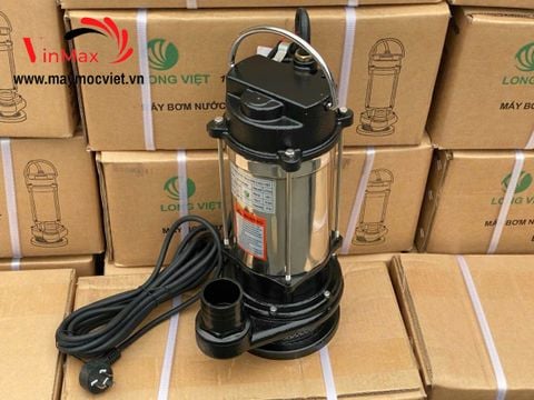 Máy Bơm Tõm Long Việt 750W Thân Inox