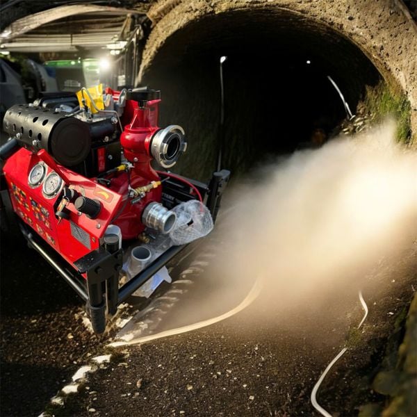 Máy bơm nước cứu hỏa chạy dầu đề điện 13hp Turbo TBH192E