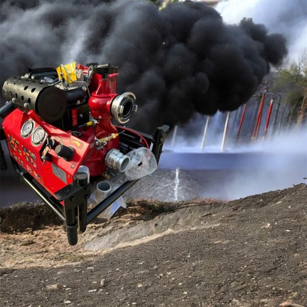 Máy bơm nước cứu hỏa chạy dầu đề điện 13hp Turbo TBH192E